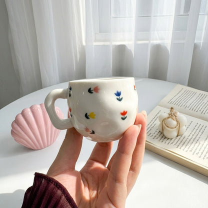 Cheerful Petal Cup Coffee Size (One Piece )