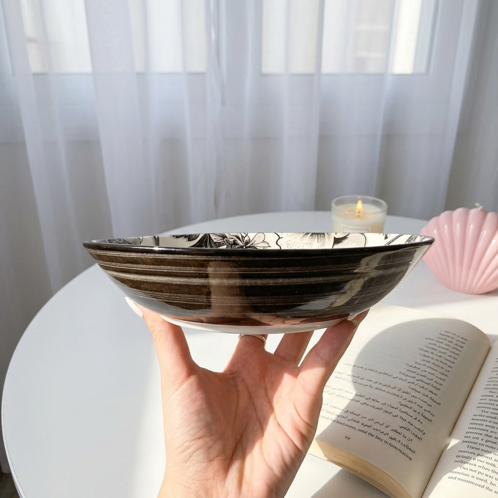 Black & White Deep Plate