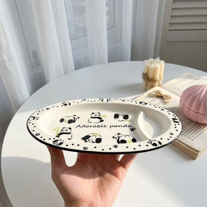 Cute Panda Plate