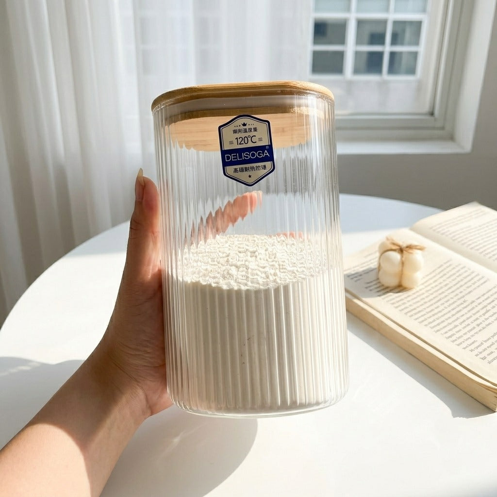 Glassy Cute Jar