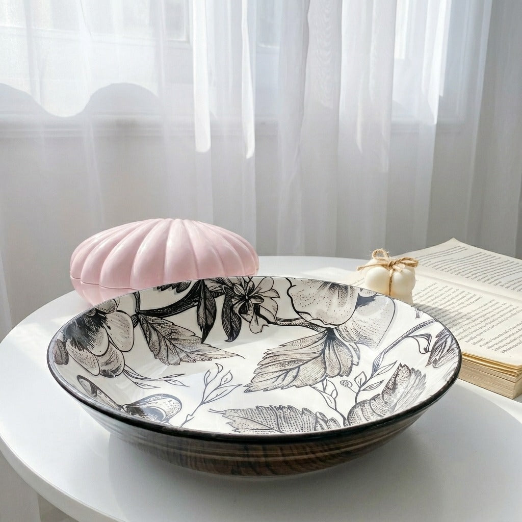 Black & White Deep Plate