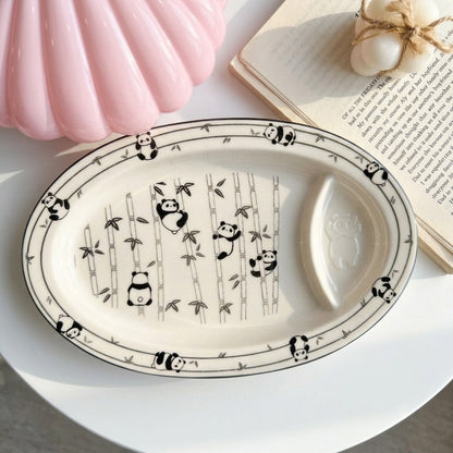 Cute Panda Plate