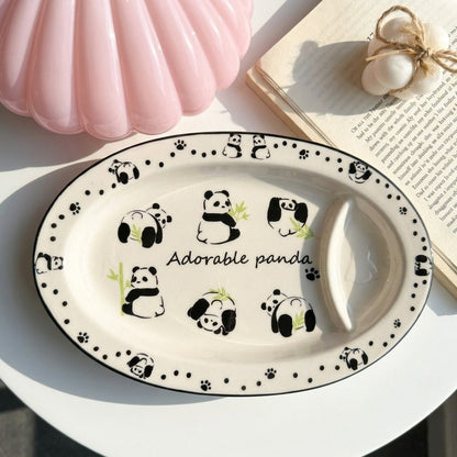 Cute Panda Plate