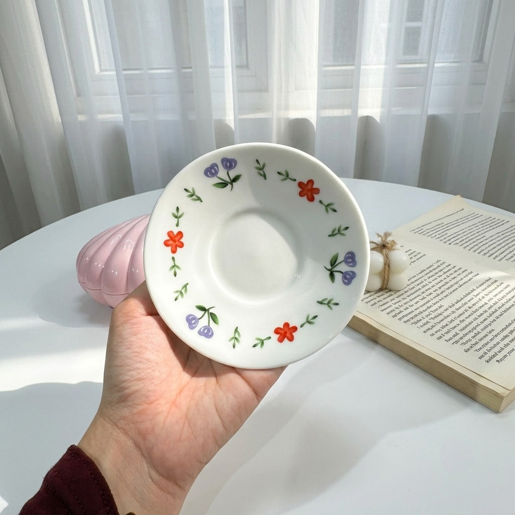 Floral Cherry Cup Coffee Size (one Piece)