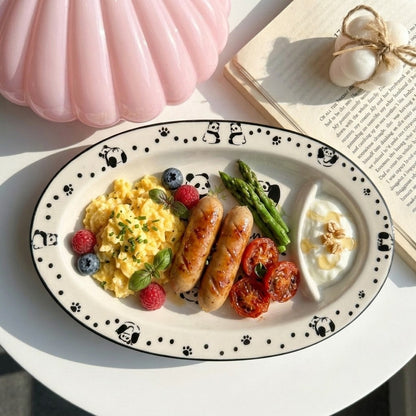 Cute Panda Plate