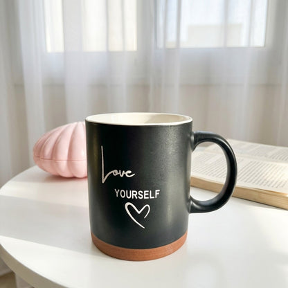 Love-Yourself Black Mug