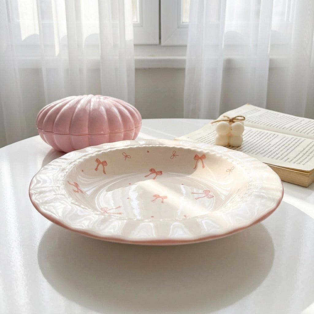 Pinky Bow Plate
