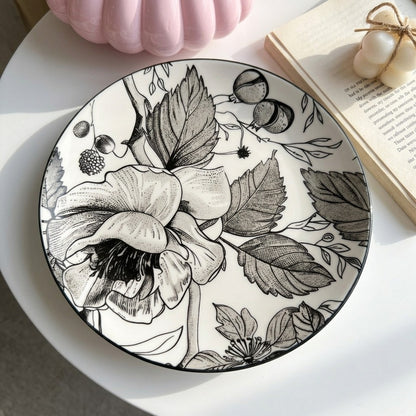 Black & White Deep Plate